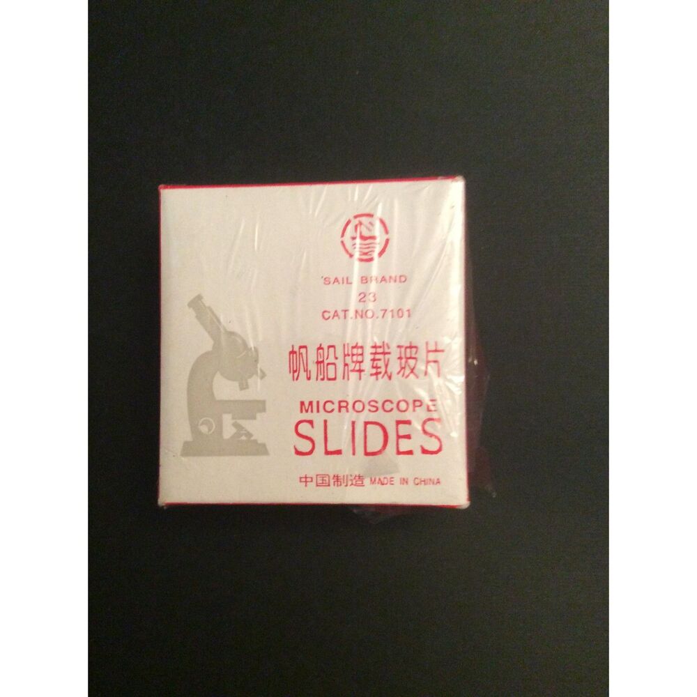 Box of 72 Microscope Glass Slides B23